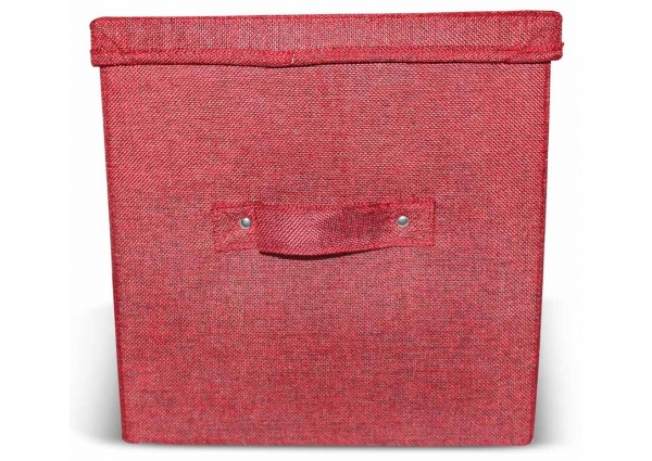 Sirocco Red Weave Storage Box with Lid